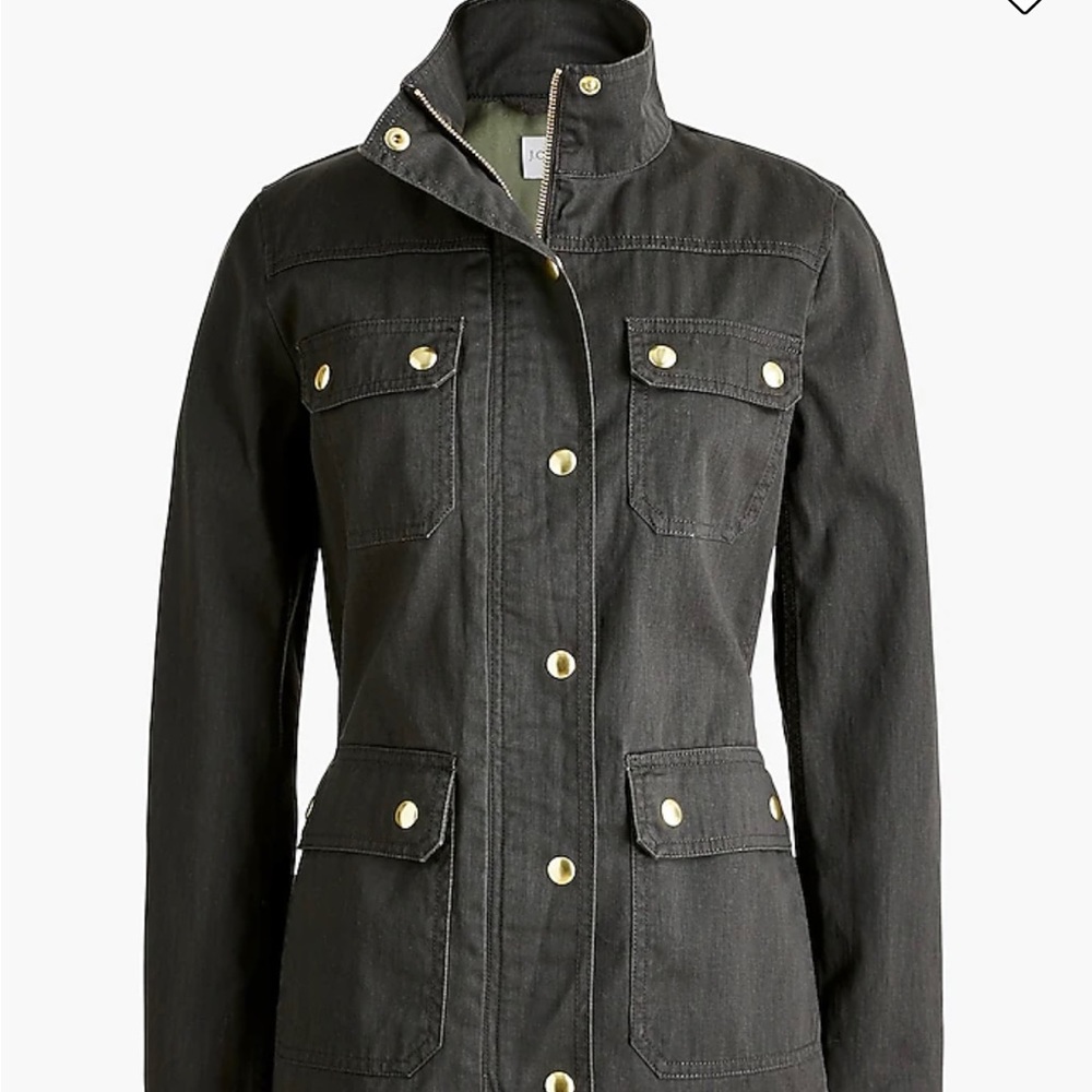 Jcrew mercantile Resin-coated twill field jacket